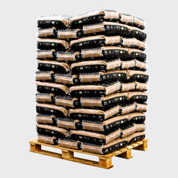 Granulés de Bois Olimp ENplus A1 DINplus 6 mm – Palette de 65 Sacs de 15 kg